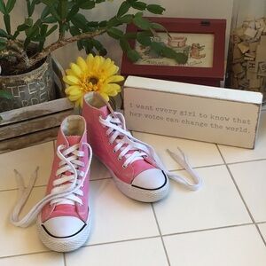 ‘Airwalk’ Legacee Pink Lace-Up Hi-Top Sneakers (#4)